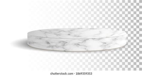 Round Marble Podium Pedestal Showing Product Stock Vector Royalty Free