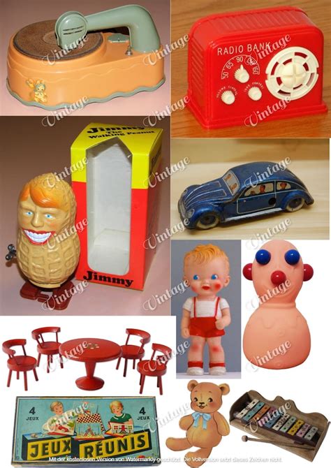 76 Images Vintage Toys Nostalgia Advertising Digital Clip Art Images