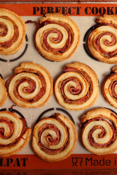 Ham And Cheese Puff Pastry Pinwheels Easter Side Dish Recipes