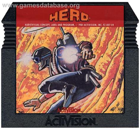 HERO Atari 5200 Artwork Cartridge