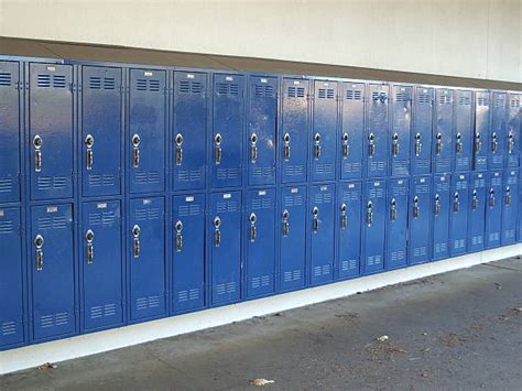 1,400+ Blue School Lockers Stock Photos, Pictures & Royalty-Free Images ...