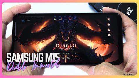 Samsung Galaxy M15 Diablo Immortal Gaming Test Dimensity 6100 90hz