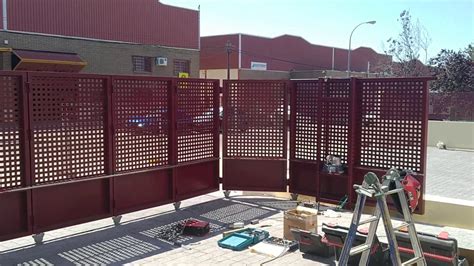 Cancela Corredera Esquina En Partes Evo Metal Blinds Puertas