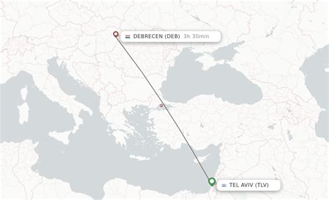 Direct Non Stop Flights From Tel Aviv Yafo To Debrecen Schedules