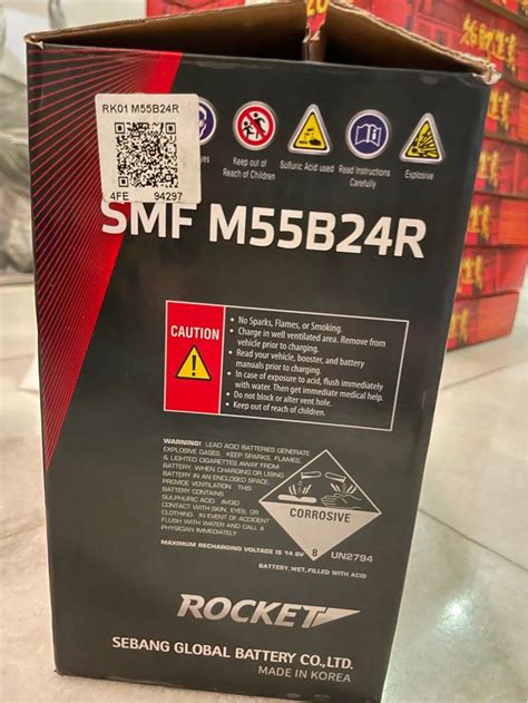 Rocket Sealed Maintenance Free Car Battery Mobile Phones Gadgets