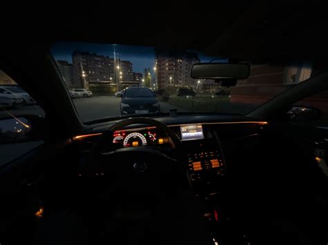 Контурная подсветка салона — Nissan Teana (J31), 2,3 л, 2006 года ...