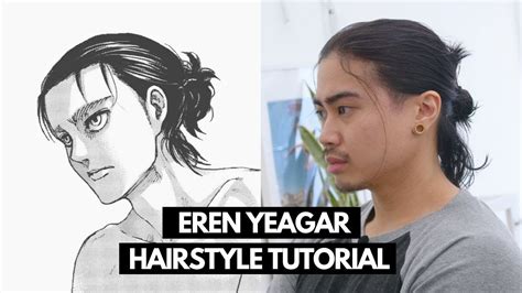 I Want To Try Eren Yeagers Hairstyle Anime Hairstyle Tutorial On