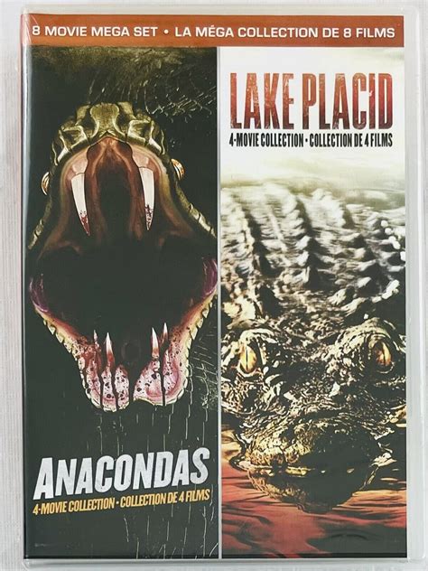 Lake Placid And Anacondas 8 Movie Dvd Mega Set 4 Movie Collection Of Each Ebay