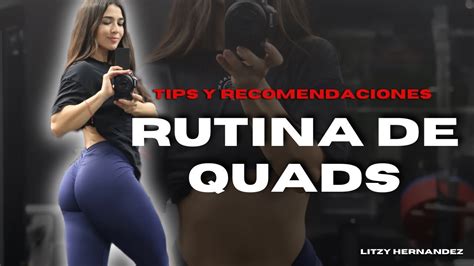 Entrena Conmigo Mi Rutina De Cu Driceps Tips Y Recomendaciones Para