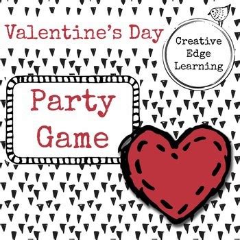 Valentine's Day Freeze Dance Party Game by Creative Edge Learning