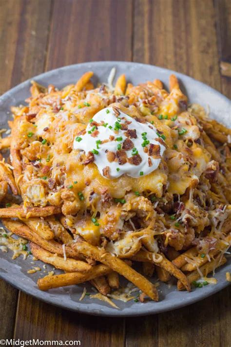 Cheesy Loaded Chicken Bacon Ranch Fries Recipe MidgetMomma