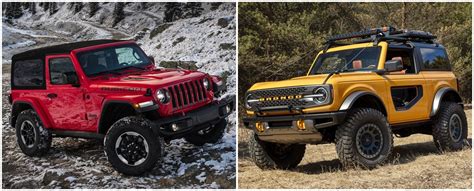 Comparación Visual ¿eres Más De Ford Bronco O De Jeep Wrangler