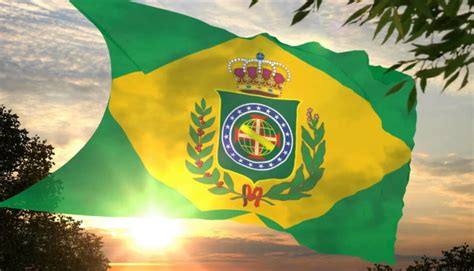 Brasil Imp Rio O Que Foi Resumo Constitui O Crise Bandeira Hino