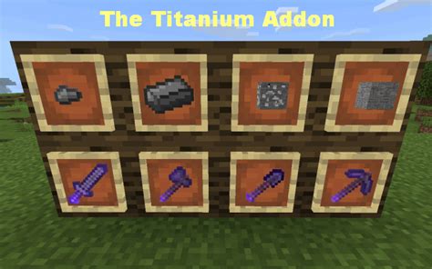 The Titanium Addon Minecraft Pe Bedrock Addons