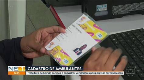 V Deo Come A Cadastro De Ambulantes Para Carnaval De Olinda Ne G