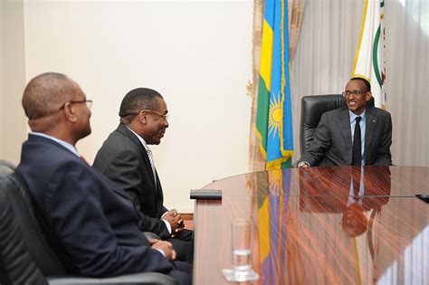 President Kagame Receives Dr Luis Gomes Sambo Who Region Flickr