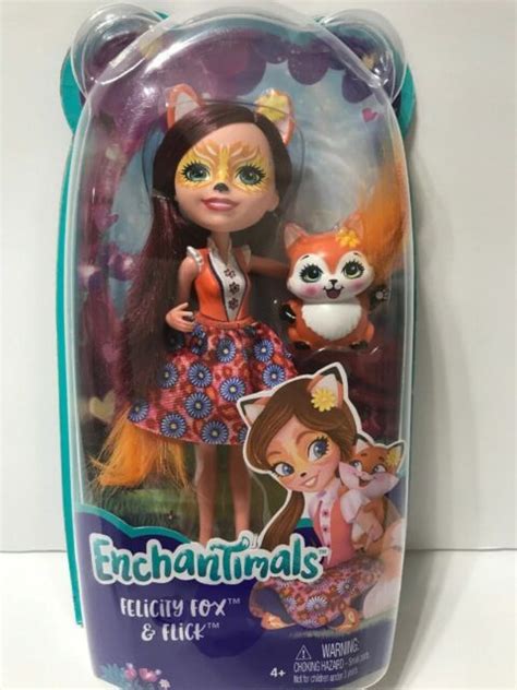 2016 Mattel Enchantimals Felicity Fox Doll And Flick Set New In Box Ebay