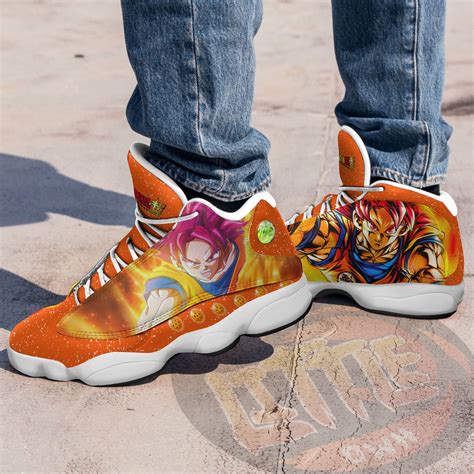 Goku Shoes Custom Super Saiyan God Dragon Ball Anime Jd Sneakers