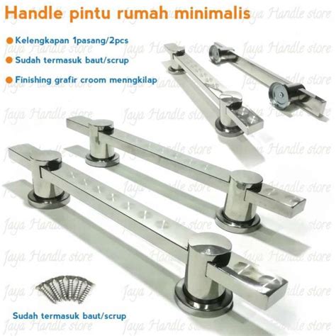 Jual Handle Pintu Rumah Stainless Gagang Pintu Rumah 33cm Type Spb