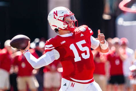 Nebraska Huskers Qb Dylan Raiola Named Big Ten Freshman Of The Week