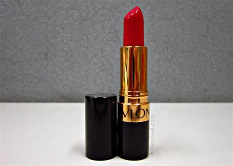 Review Revlon Super Lustrous Lipstick In Cherries In The Snow I Am