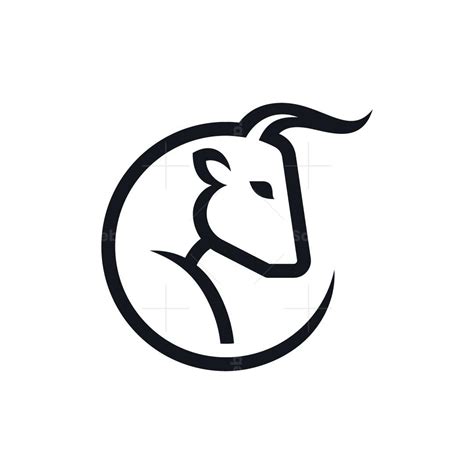 Minimalist Bull Logo | Bull logo, Pet logo design, Taurus logo