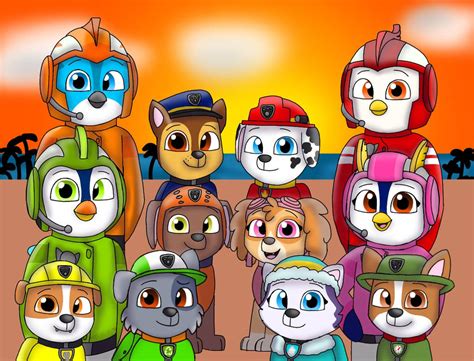 Paw Patrol And Top Wing By Pennytw78 On Deviantart