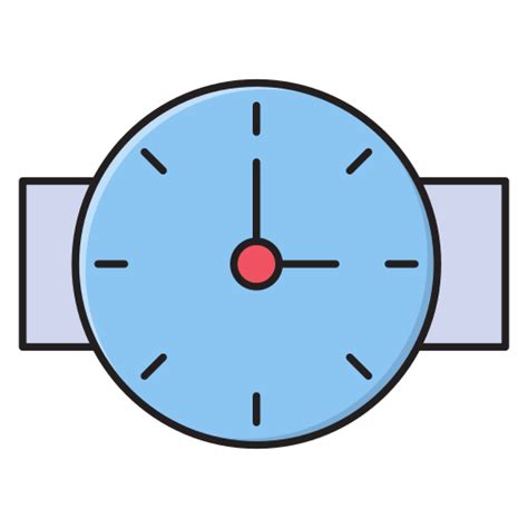 Wrist Watch Vector Stall Lineal Color Icon