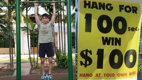 Hang Challenge 100 Sec 100 Dollars Youtube