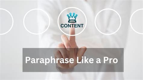 Paraphrase Like a Pro: How to Use Paraphrasing Tools to Create Engaging ...