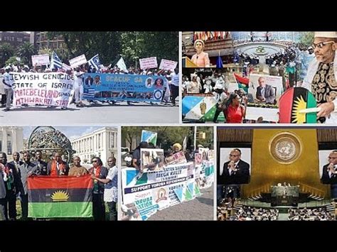 Biafra Oodua And Ambazonia Announces Joint One Million Man March At UN