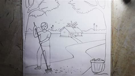 Share More Than 79 Sketch Of Swachh Bharat Super Hot Seven Edu Vn