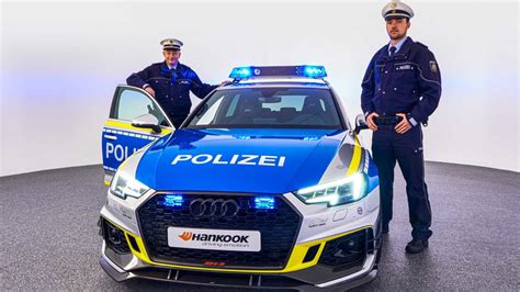 Audi Rs R Abt Sportsline Chevaux Pour La Polizei Les Voitures