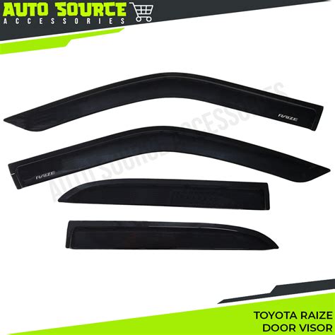 TOYOTA RAIZE DOOR VISOR RAIN GUTTER 2019 2020 2021 2022 2023 Shopee