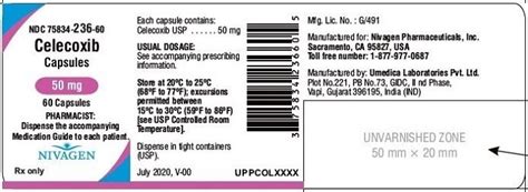 Celecoxib Capsules Fda Prescribing Information Side Effects And Uses