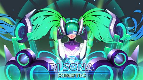 Dj Sona Kinetic Hd Wallpaper From League Of Legends By Michael R