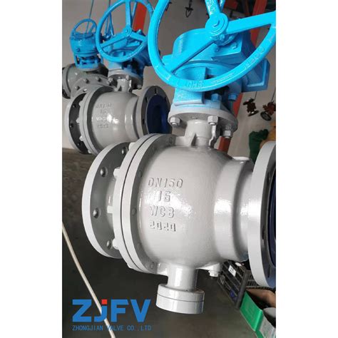 Pn Dn Carbon Steel Flange Fixed Ball Valve China Fixed Ball