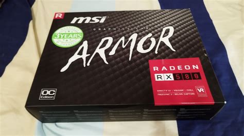 MSI RX580 8GB armor OC, Computers & Tech, Parts & Accessories, Computer ...