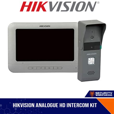 HIKVISION Analogue HD Intercom Kit LCD Indoor Station Door Station