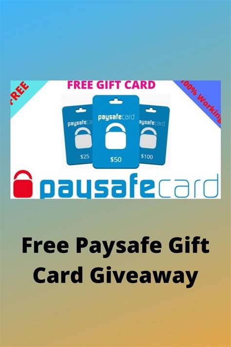 19 Ways To Easily Earn Free Paysafe Gift Card Codes Free Gift Card