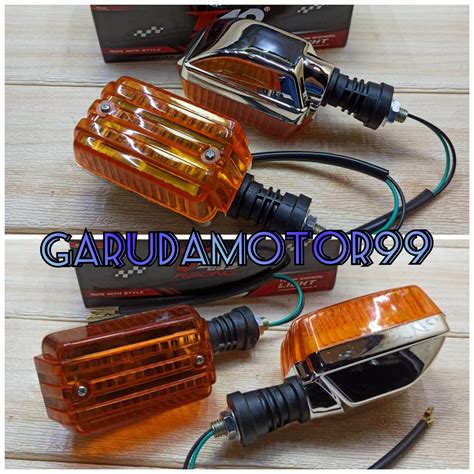 Lampu Sein Reting Yamaha Rx Set Pcs Standart Pabrik Penunjuk