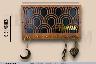 Customized Key Holder Laser Cut SVG File Graphic By Zeemcut Creative