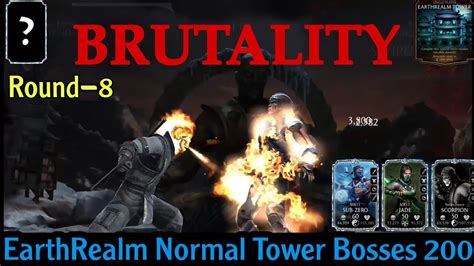 Earthrealm Normal Tower Bosses Fight Reward Youtube