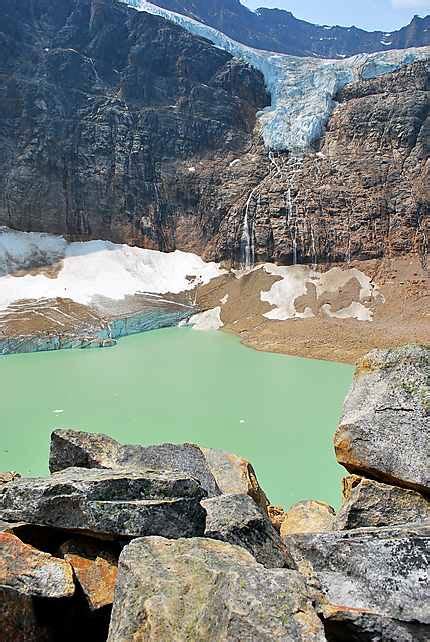 Lac glaciaire : Glacier : Montagne : Lacs : Jasper National Park : Alberta : Canada : Routard.com