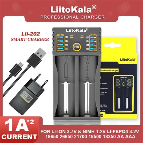 Liitokala Lii Charger For Lifepo V Li Ion V Nimh V