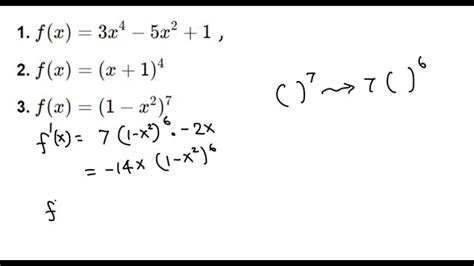 Finding First And Second Derivative Youtube