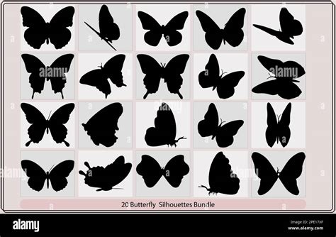 Siluetas De Mariposas Silueta De Mariposa Silueta De Una Mariposa