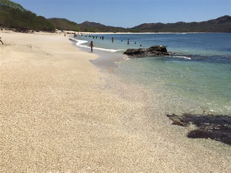 Playa Conchal Where The Sand Is Made Up Of Ground Seashells That Are