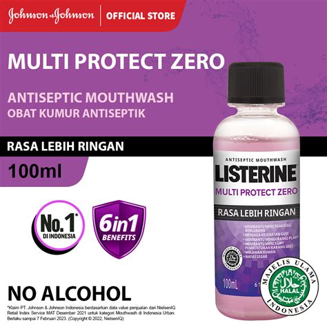 Jual Gift Listerine Multi Protect Zero Mouthwash Obat Kumur