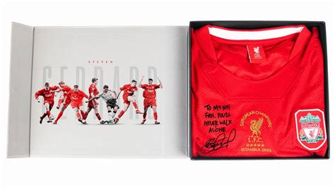 Pre Order Personalised Message From Steven Gerrard On Lfcs Istanbul